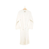Hectarul - Halat de baie din bumbac 100% marimea M, Maisonette Pure Bathrobe, crem ivory